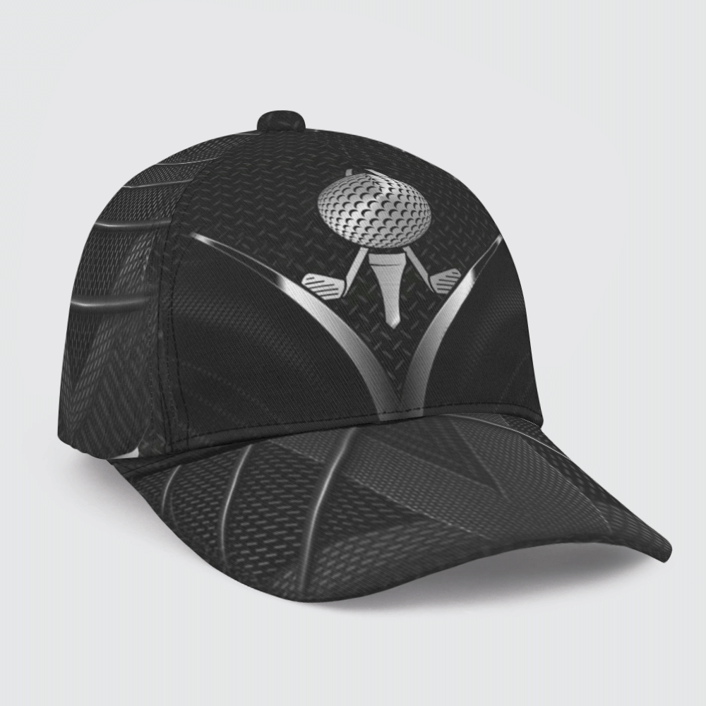 Golf Carbon Black Golf Cap Golf Hats For Men