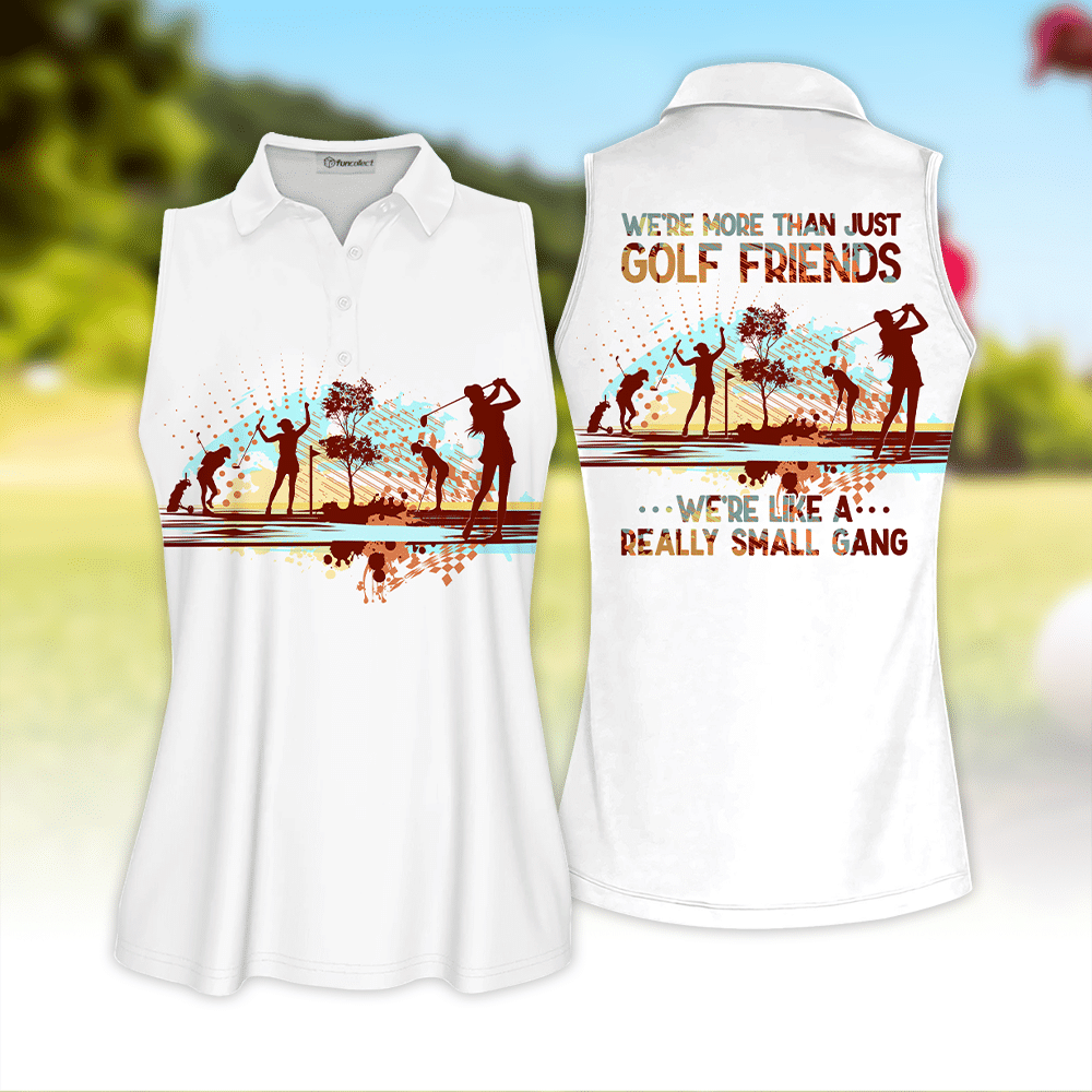 Golf Club Friends Small Gang Sleeveless Polo Shirt Sleeveless Zipper Polo Shirt Short Sleeve Long Sleeve Polo Shirt