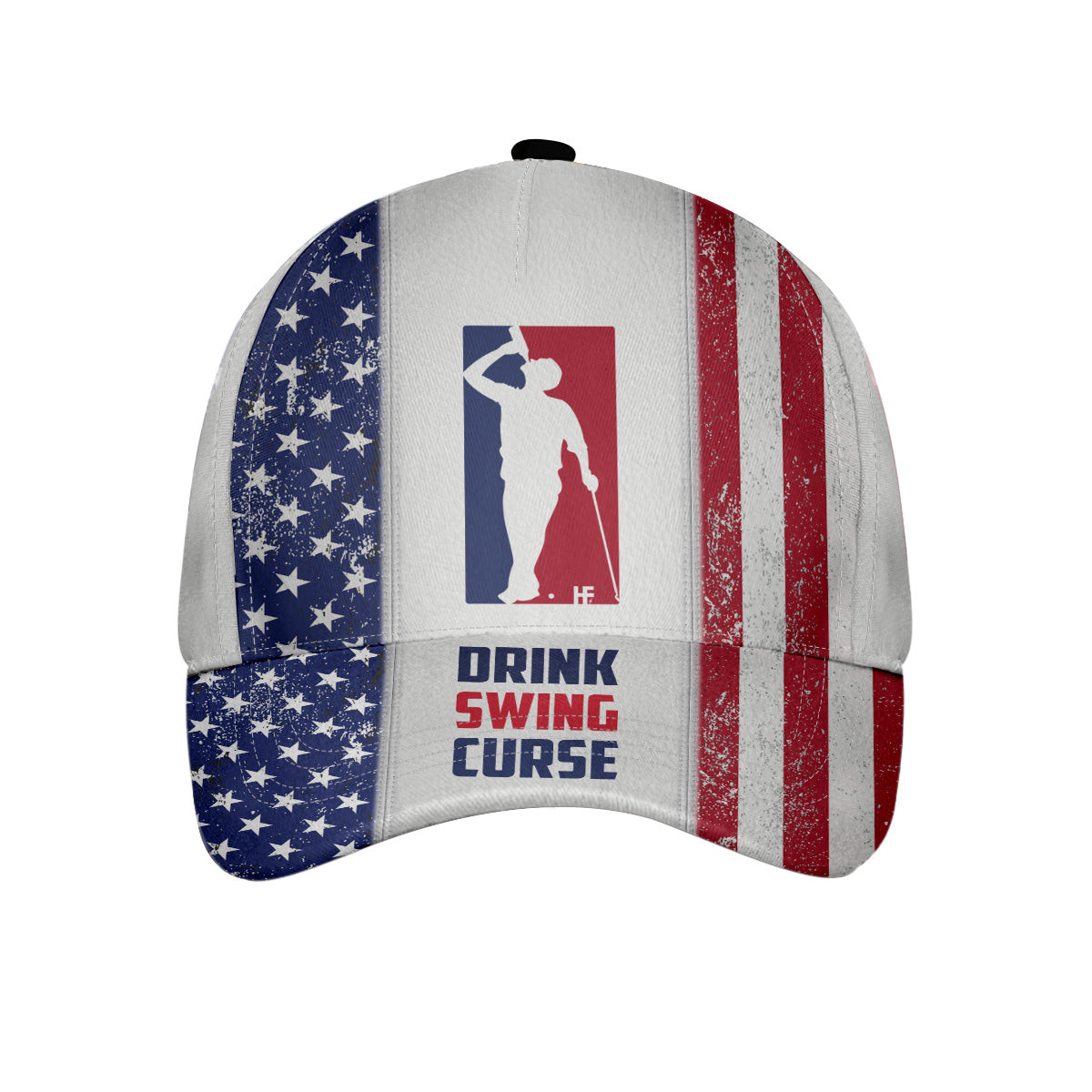 Golf Drink Swing Curse Cap