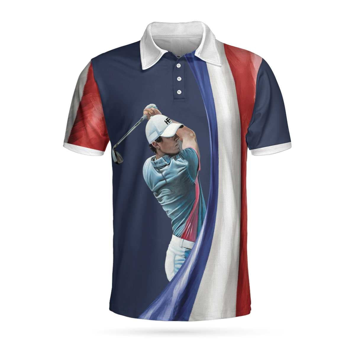 Golf Et Bire Cest Pourquoi Je Suis Ici Polo Shirt Golf And Beer France Flag Polo Shirt French Golf Shirt For Men