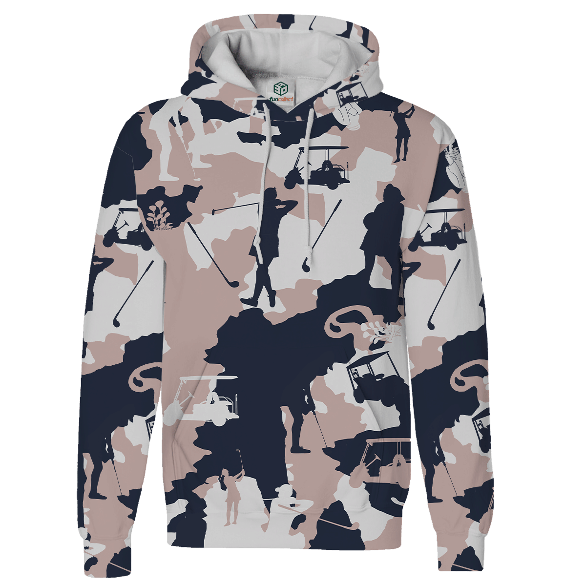 Golf Girl Camouflage Golfer V2 Gift Hoodie Zipper Hoodie Shirt