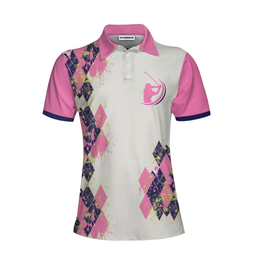 Golf I Know I Play Like A Girl V2 Short Sleeve Women Polo Shirt