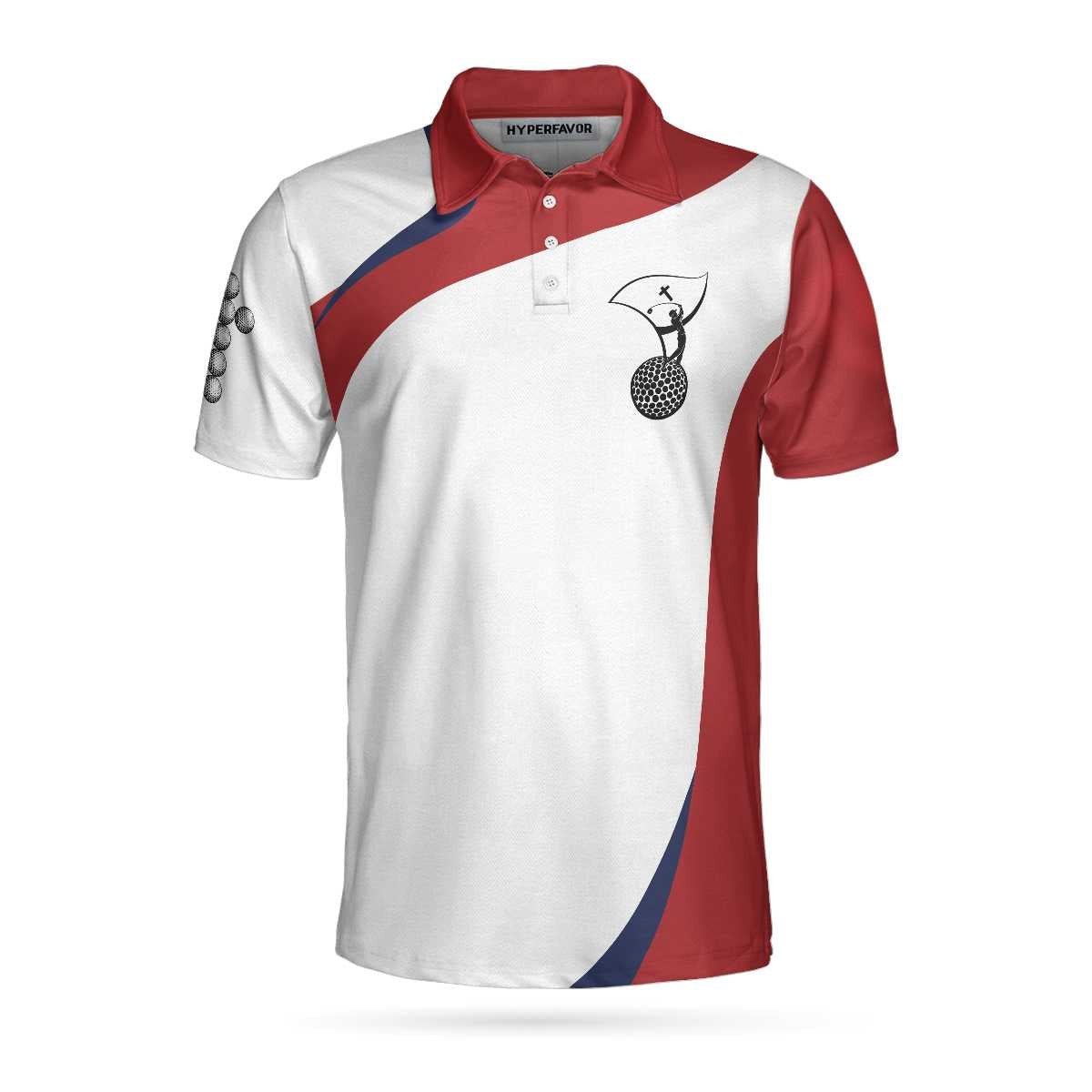 Golf Is My Therapy Polo Shirt Best Golf Shirts For A Good Christian Polo Golfing Shirt With Sayings