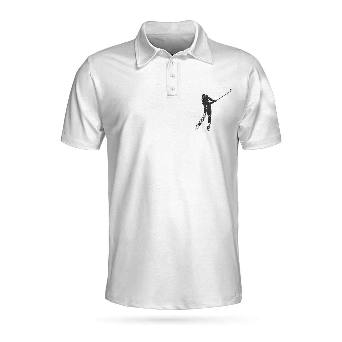 Golf Life Golf Club Is Important Choices Polo Shirt For Men White Funny Golfing Polo Shirt