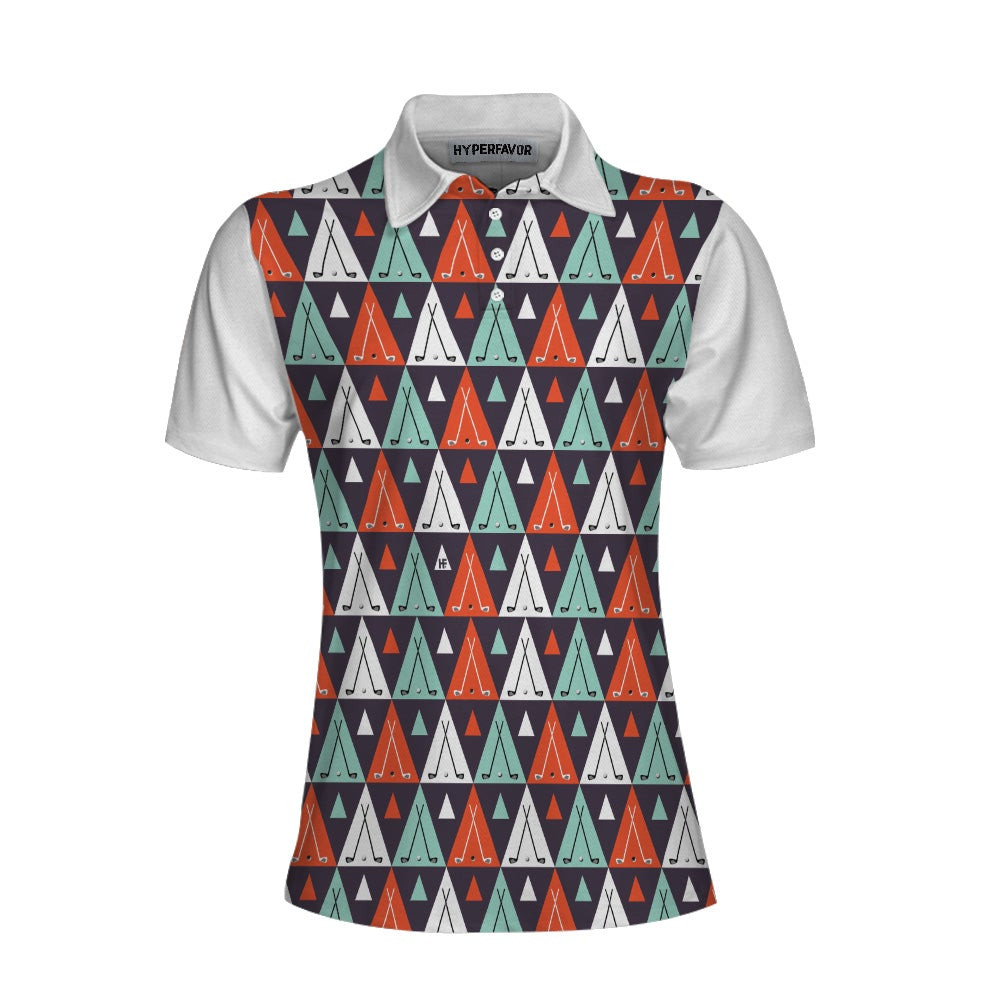 Golf Life In Ethnic Style Short Sleeve Women Polo Shirt