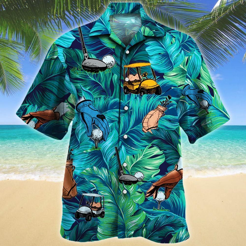 Golf Lovers Aloha Hawaiian Shirt Colorful Short Sleeve Summer Beach Casual Shirt For Men And Women