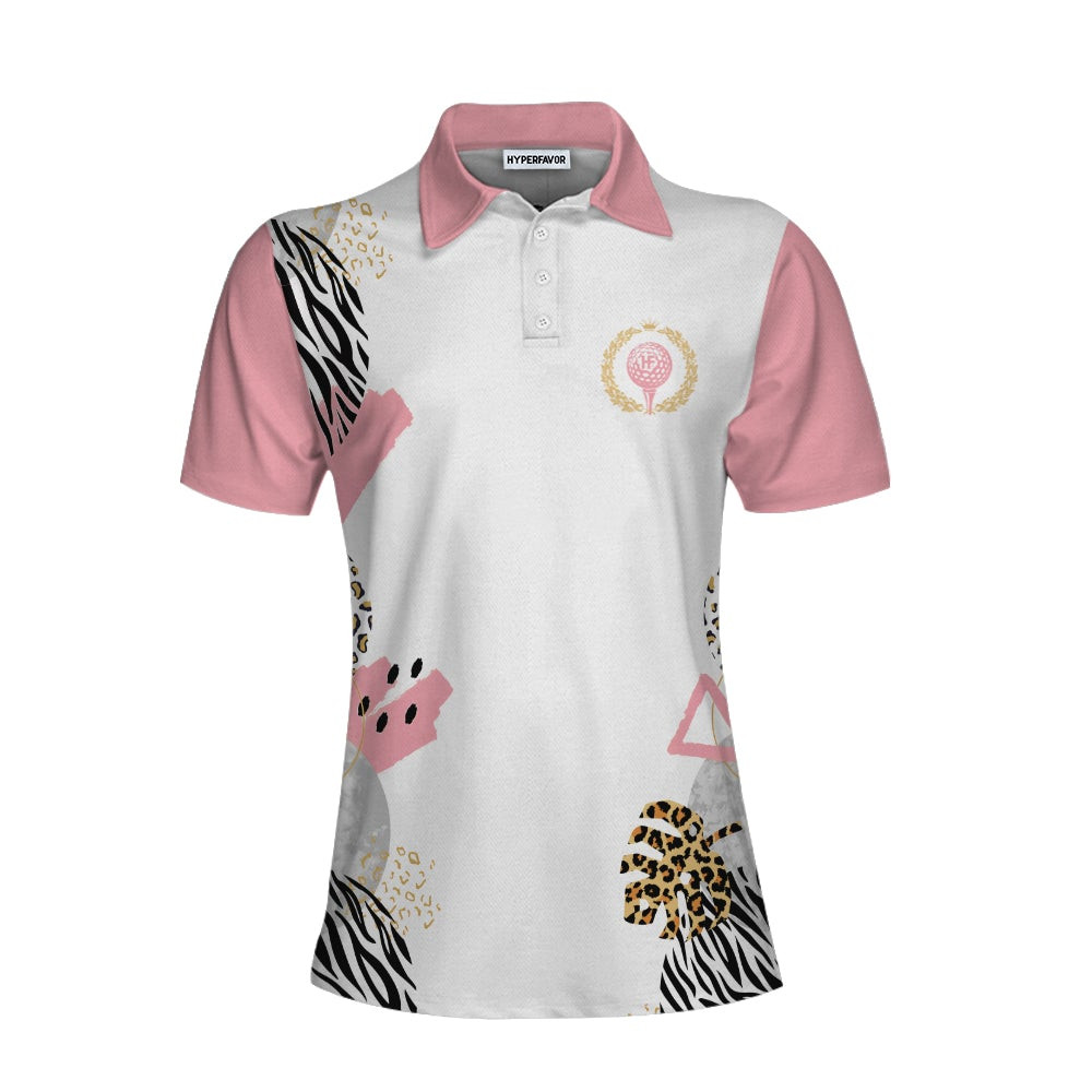 Golf Makes Me Happy You Not So Much Golf Short Sleeve Women Polo Shirt Funny Golf Shirt For Women