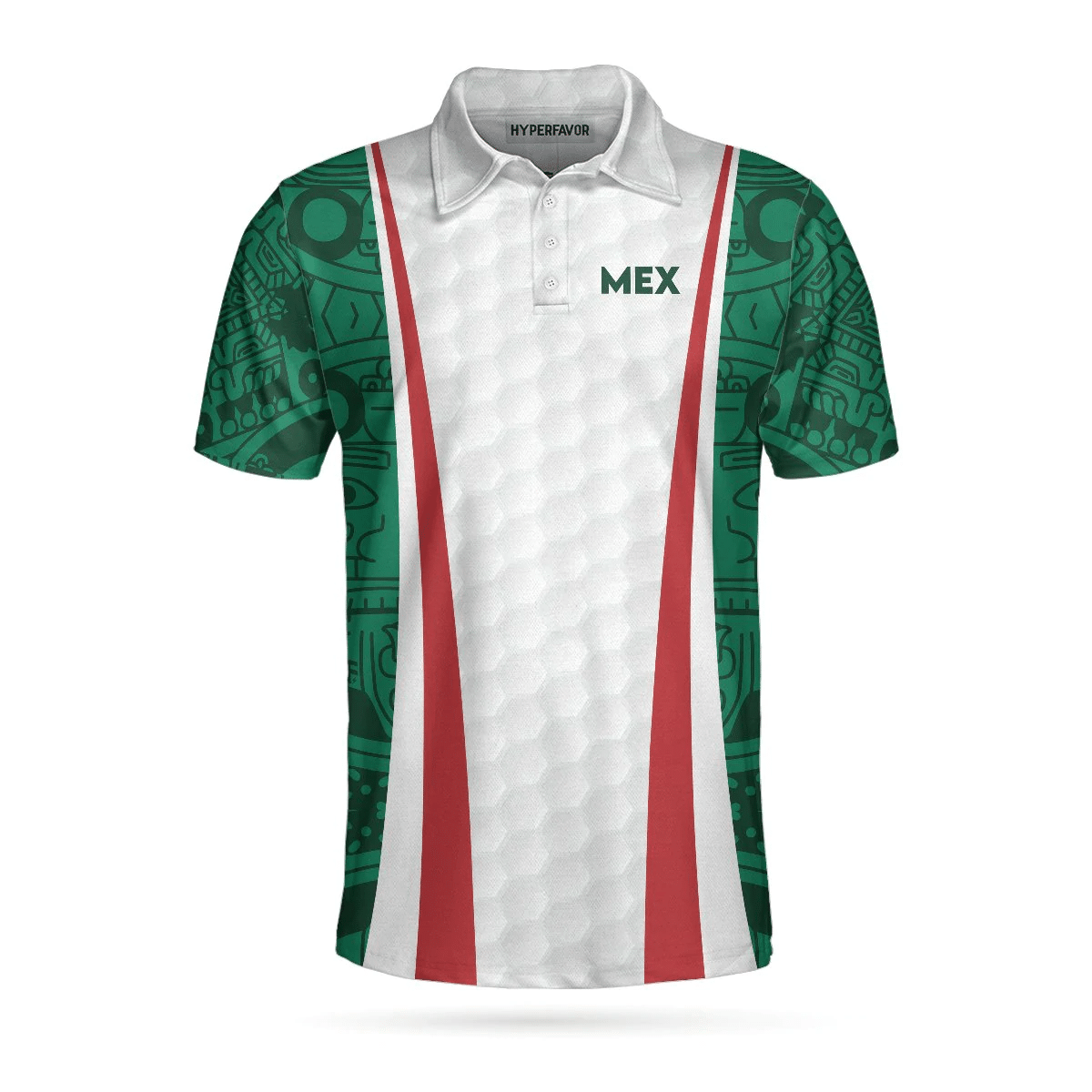 Golf Mexico Retro Polo Shirt Best Golf Shirt Design For Mexican Lovers Golf Gift Idea For Male Golfers