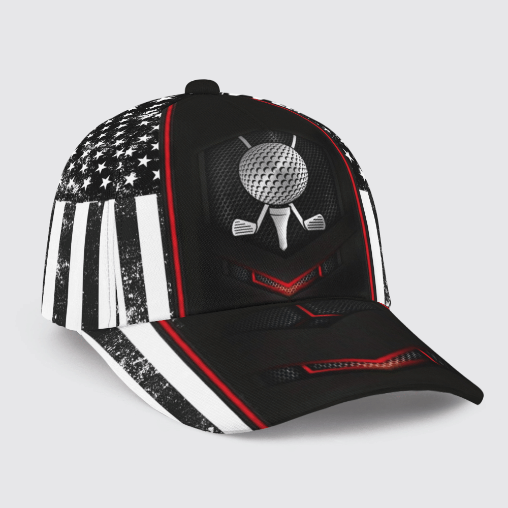 Golf Red Flag Carbon Golf Cap Golf Hats For Men - Inspiredblanket