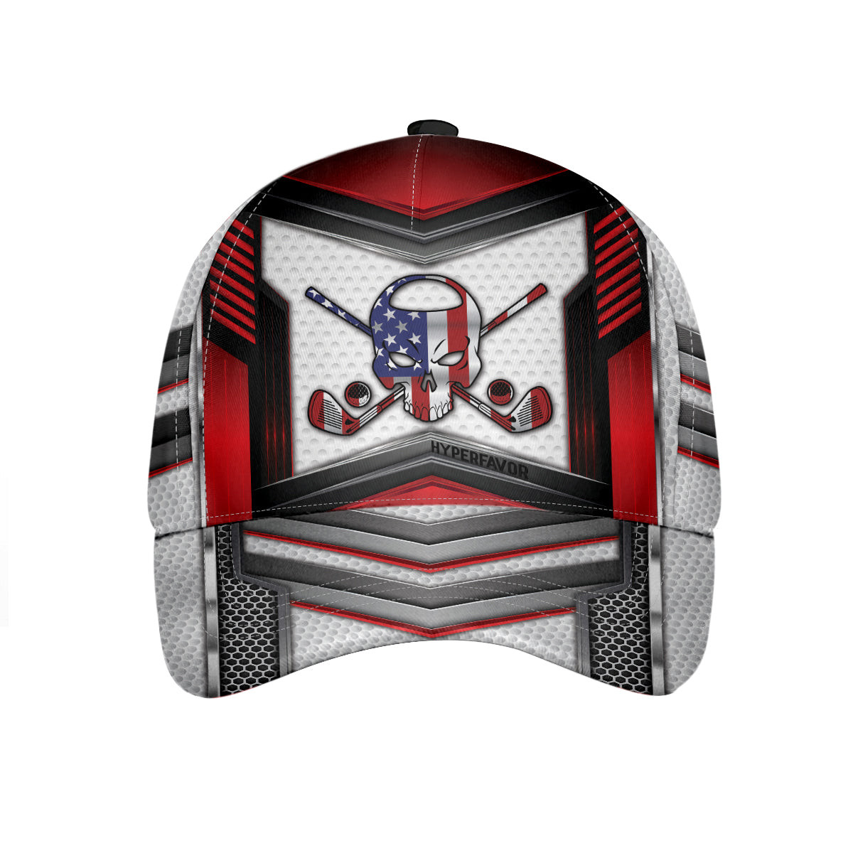 Golf Skull American Cap