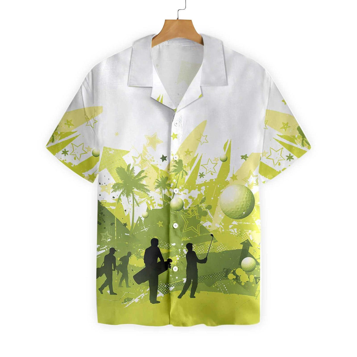 Golf Stock Illustration Hawaiian Shirt