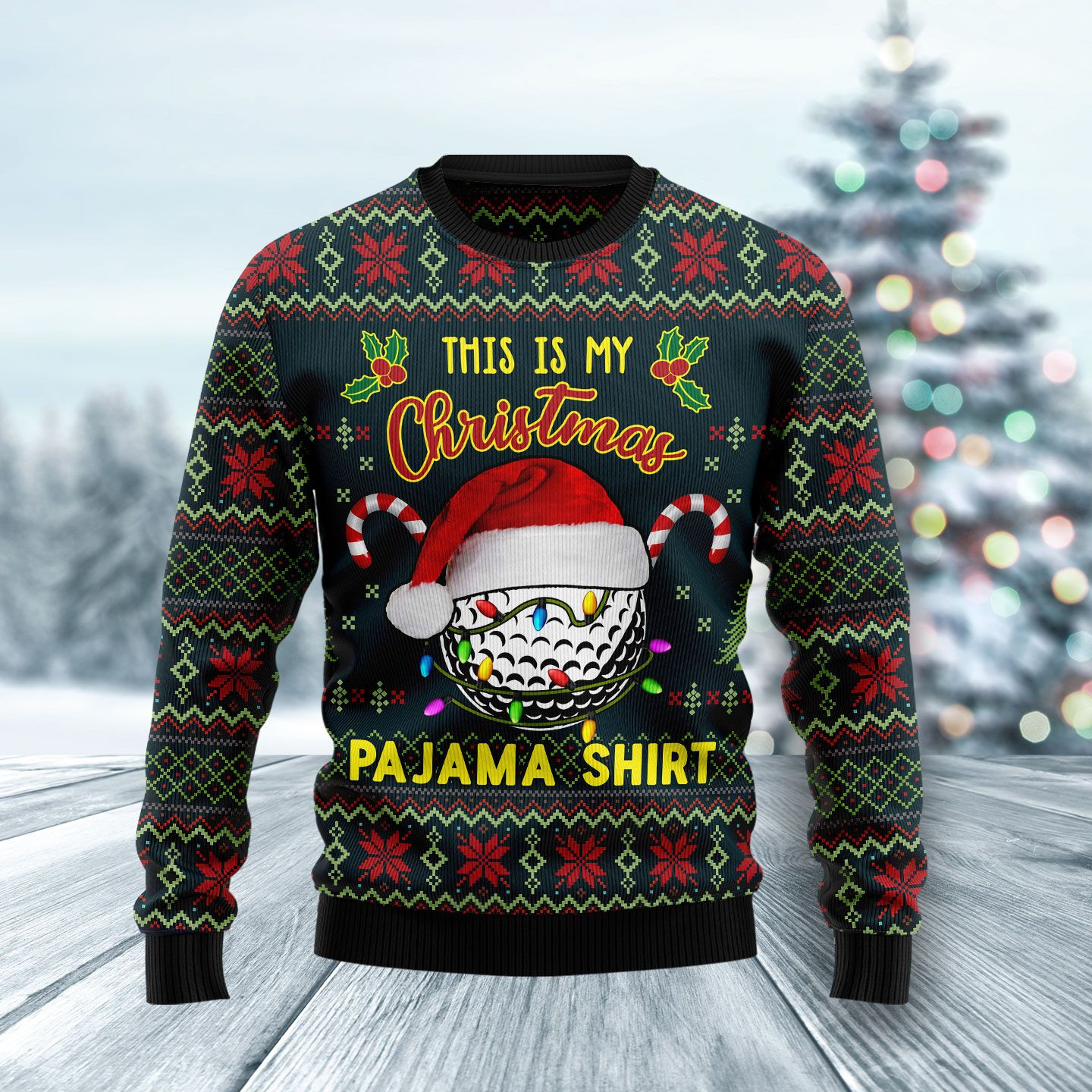 Golf Ugly Christmas Sweater Ugly Sweater For Men Women