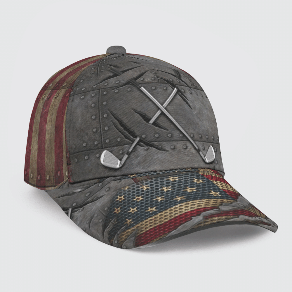 Golf Ver Special American Flag Cap Golf Hats For Men