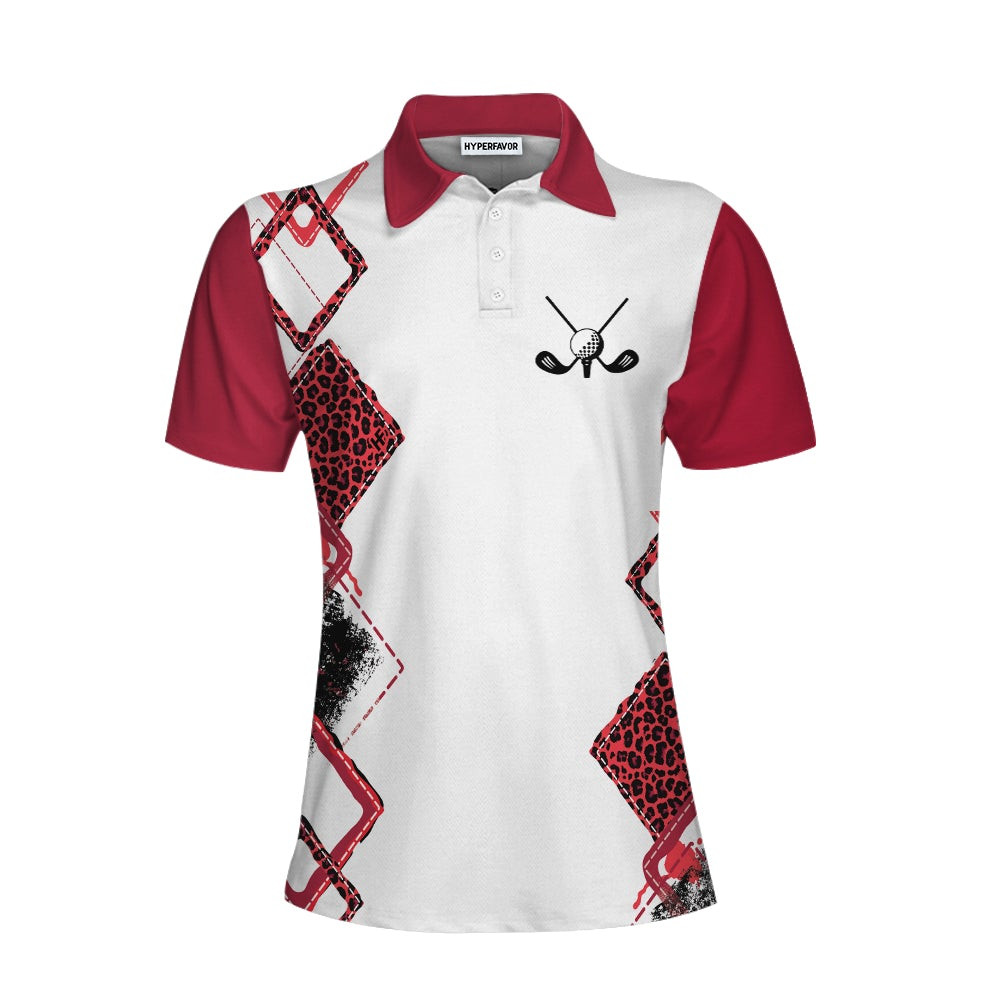 Golf With No Chance Of House Cleaning Or Cooking V2 Golf Short Sleeve Women Polo Shirt