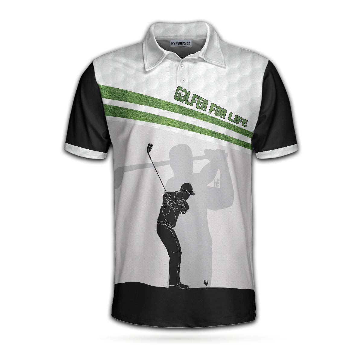 Golfer For Life Golf Polo Shirt Golf Swing Shirt For Male Golfers Best Golf Shirt For Hot Weather