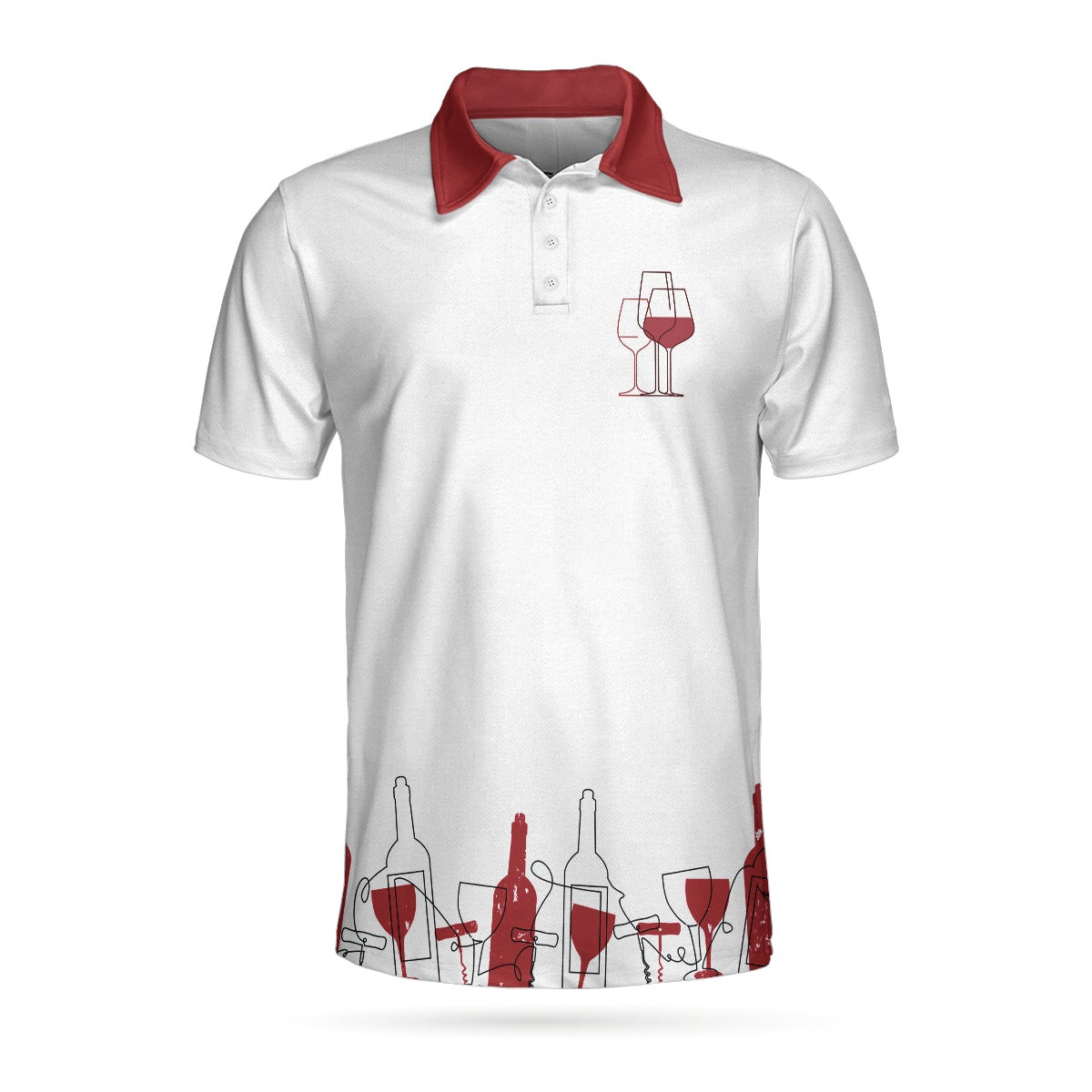 Golfing From Nine To Wine Golf Girl V2 Short Sleeve Polo Shirt Polo Shirts For Men And Women