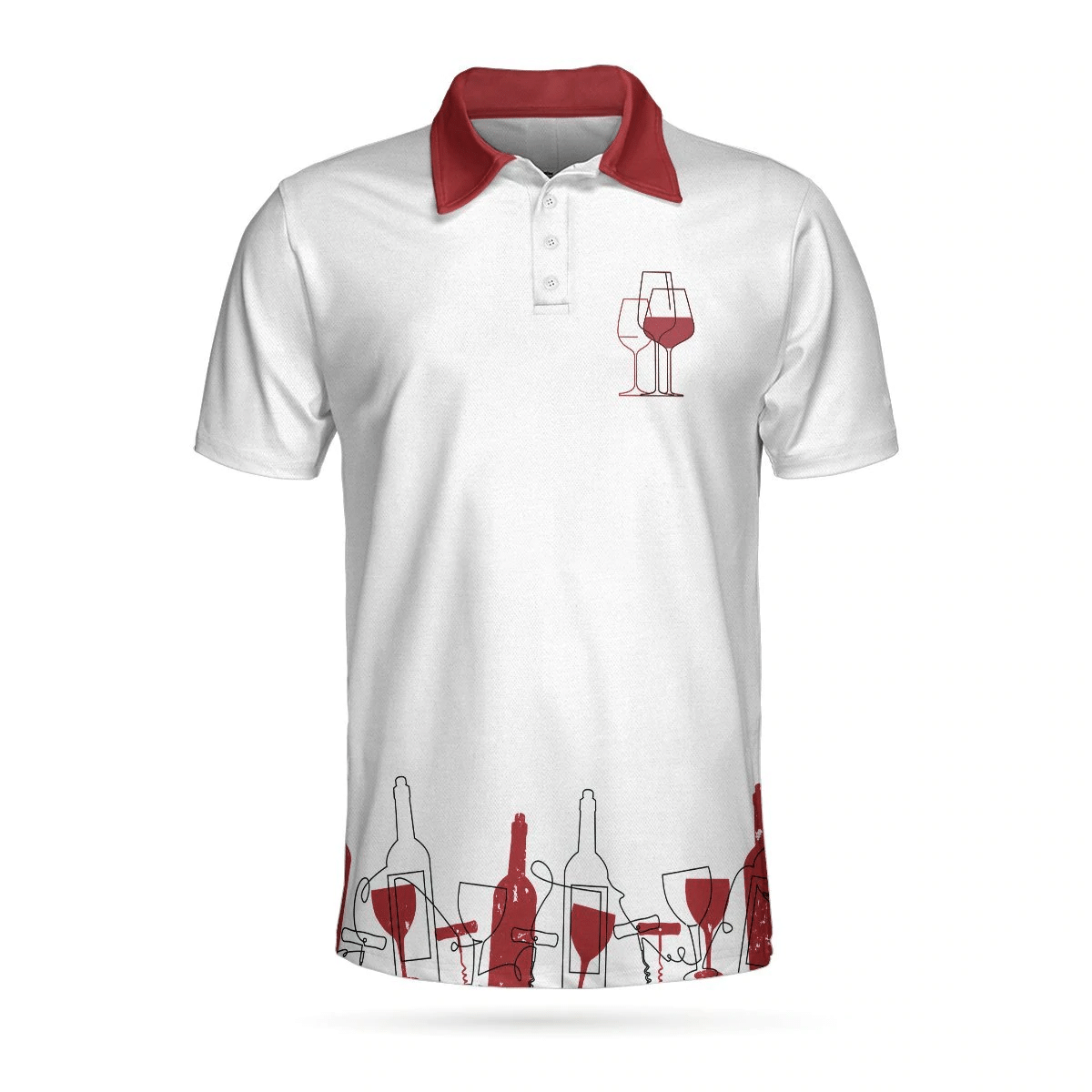 Golfing From Nine To Wine Golf Girl V2 Short Sleeve Polo Shirt Polo Shirts For Men And Women