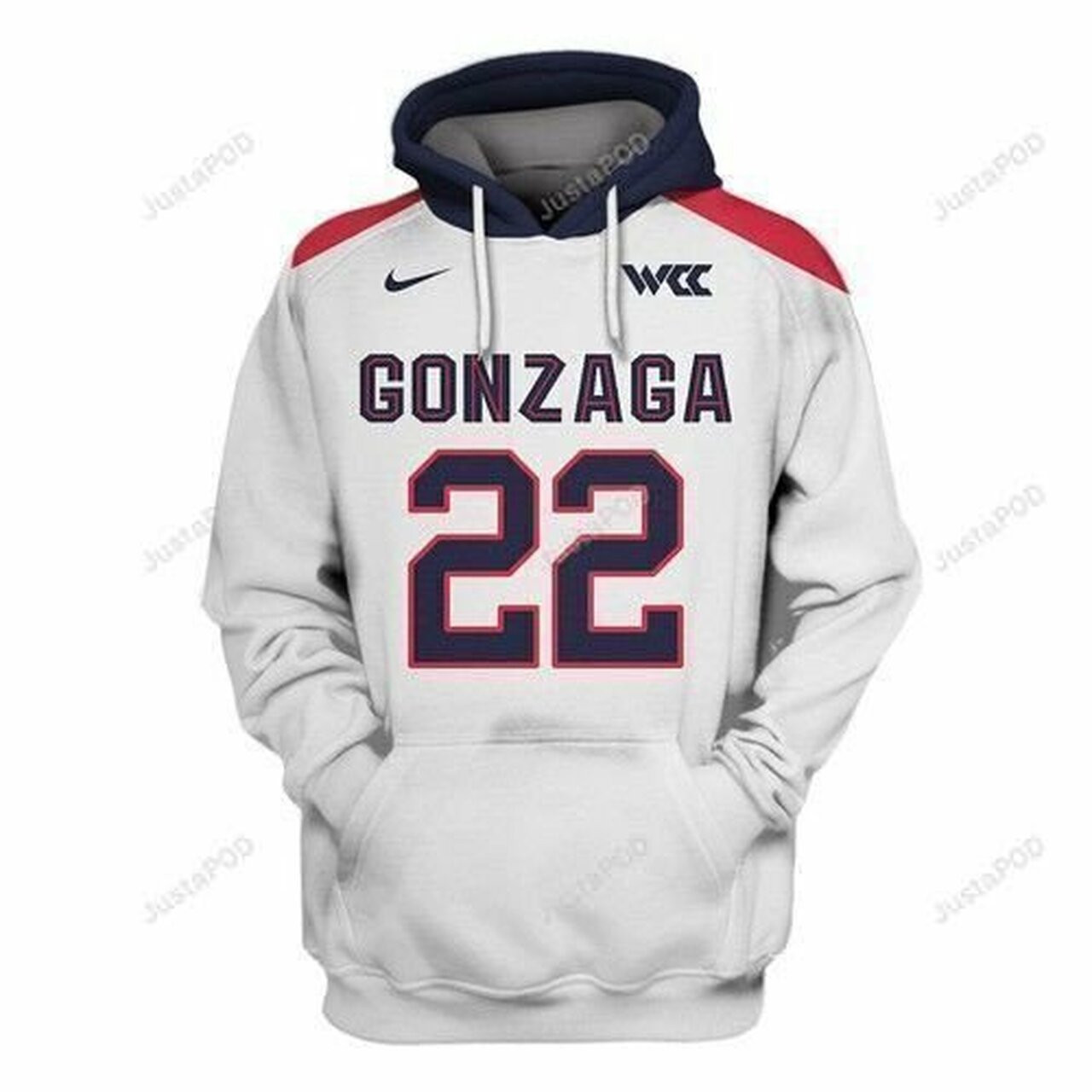 Gonzaga Bulldogs For Unisex 3d All Over Print Hoodie