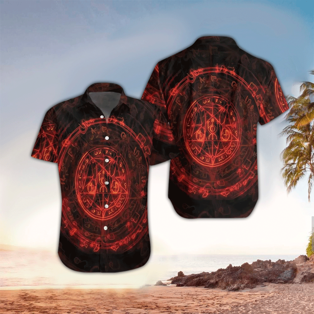 Goth Aloha Shirt Hawaiian Shirt For Goth Lovers Shirt For Men and Women