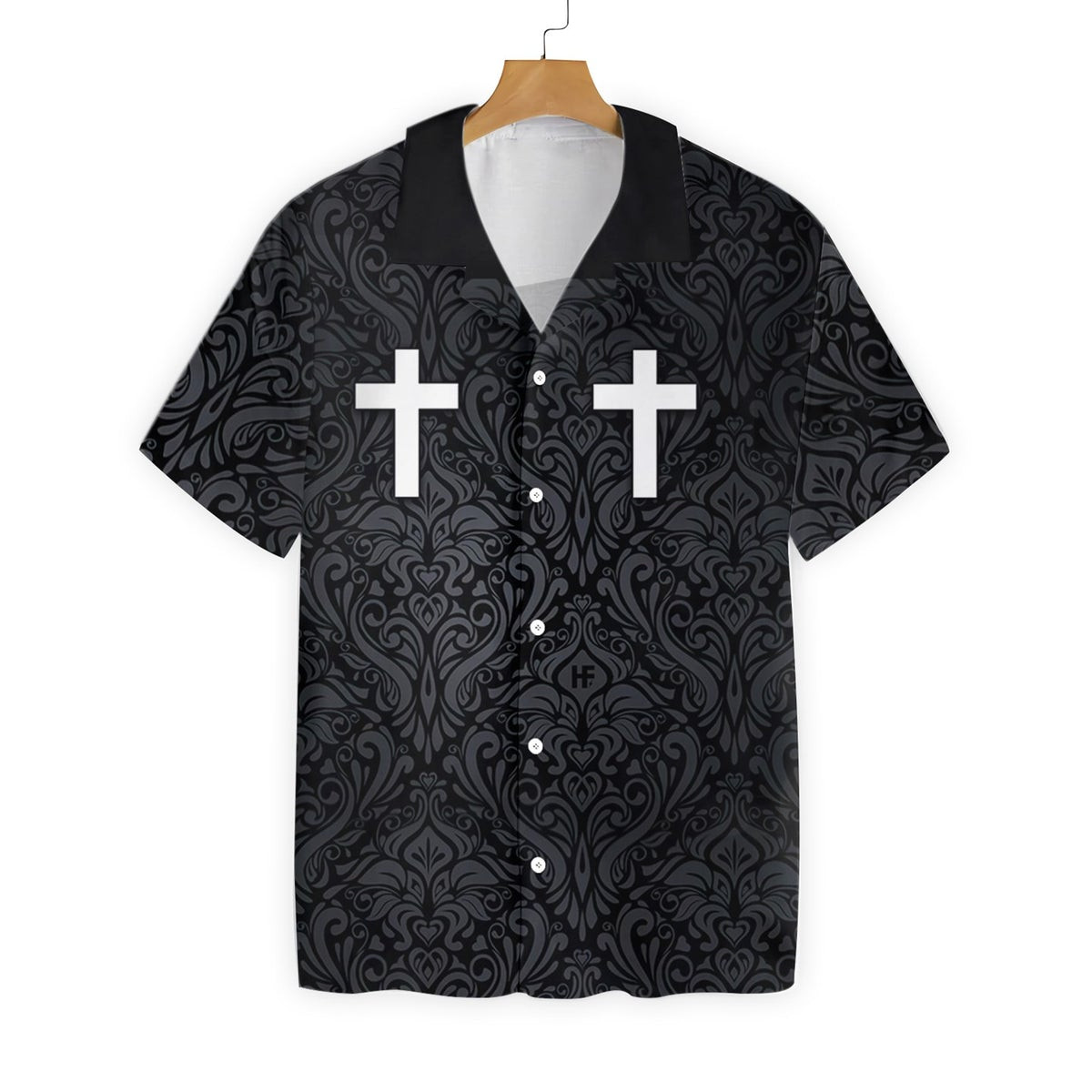 Goth Gang Cross Hawaiian Shirt