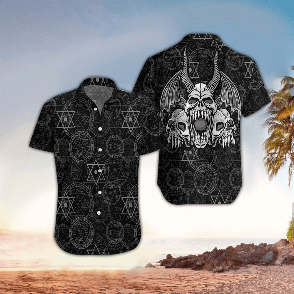 Goth Hawaiian Shirt Perfect Gift Ideas For Goth Lover Summer Aloha Shirt