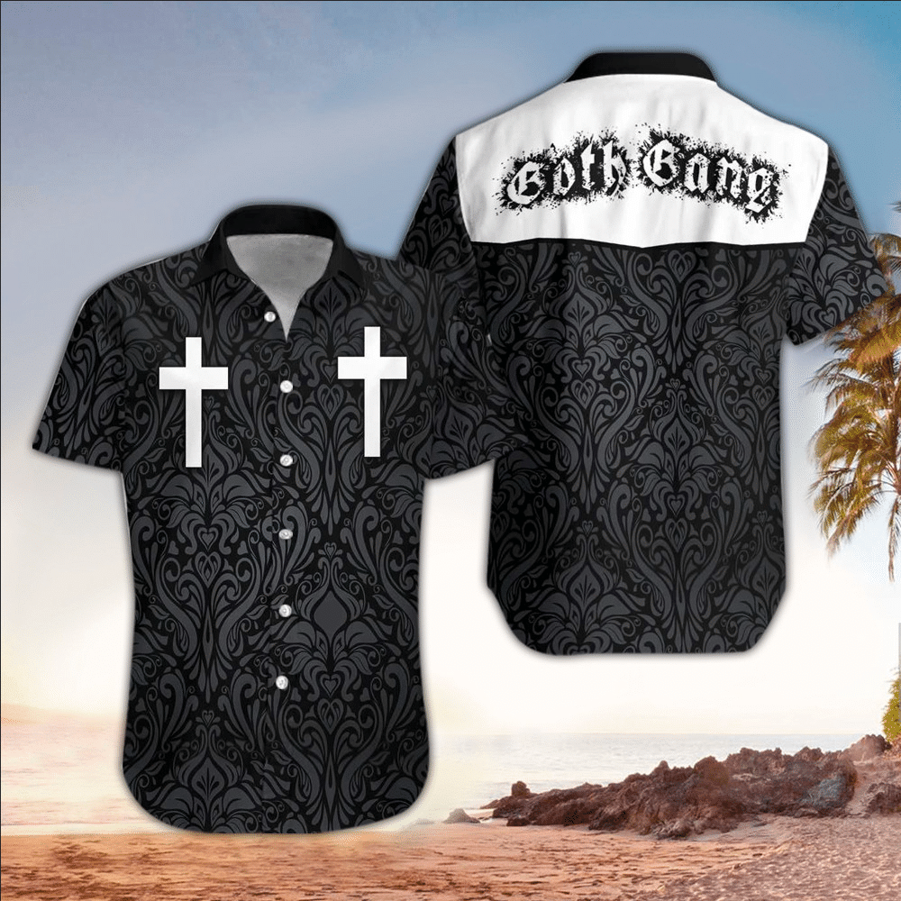 Goth Shirt Goth Hawaiian Shirt For Goth Lovers Shirt For Men and Women