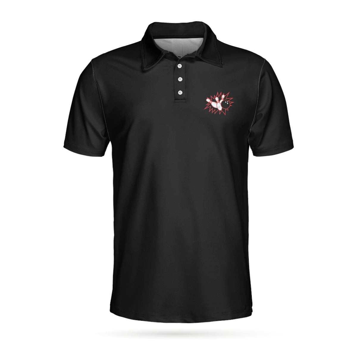 Grab Your Balls Were Going Bowling Polo Shirt Black Bowling Shirt For Men