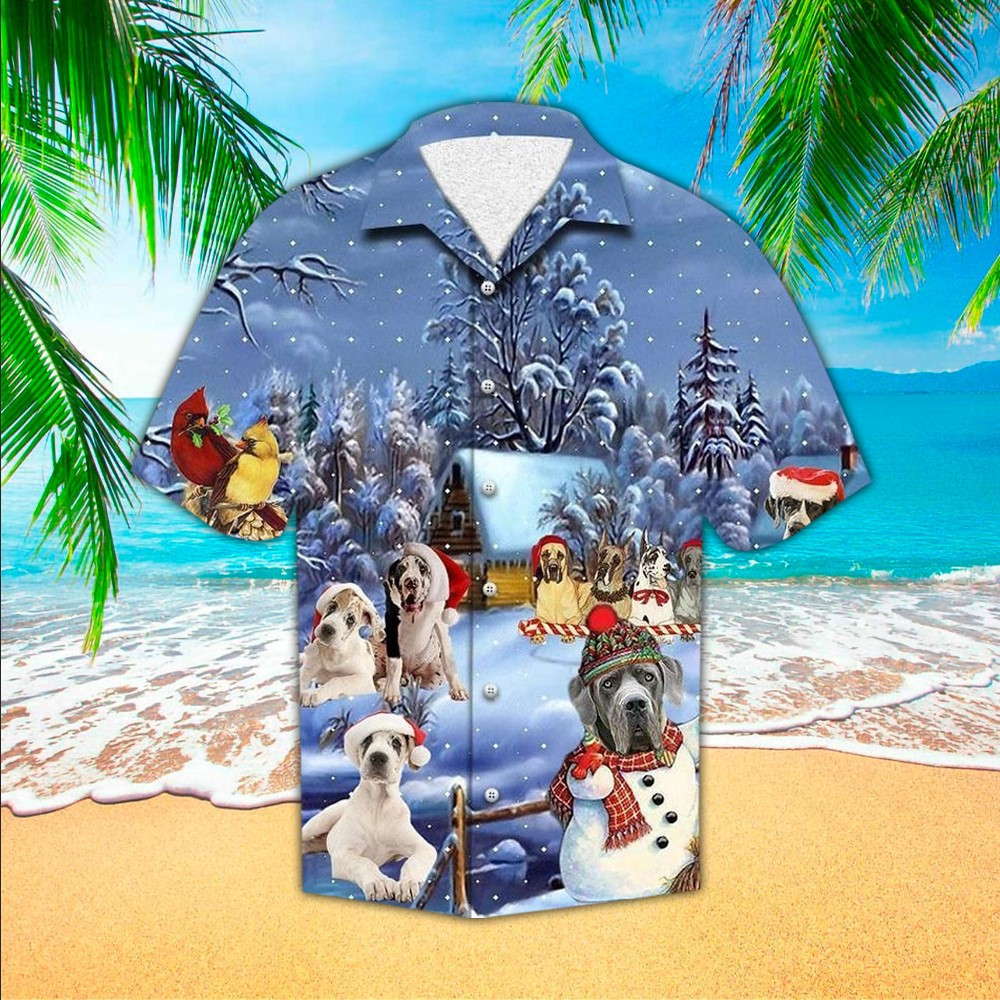 Great Dane Aloha Shirt Perfect Hawaiian Shirt For Great Dane Lover Shirt For Men and Women