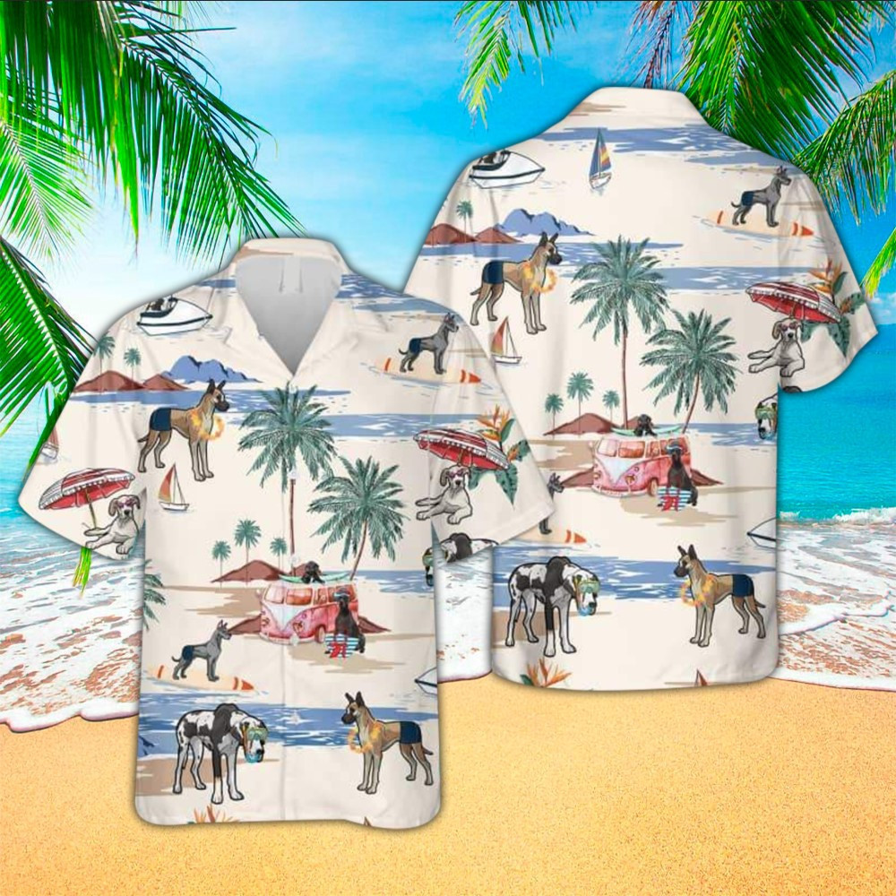 Great Dane Hawaiian Shirt Great Dane Shirt For Great Dane Lover Shirt For Men and Women