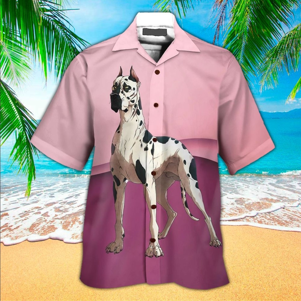 Great Dane Hawaiian Shirt Perfect Great Dane Clothing Shirt For Men and Women