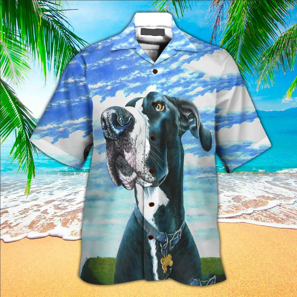 Great Dane Hawaiian Shirt Perfect Great Dane Clothing Shirt For Men and Women