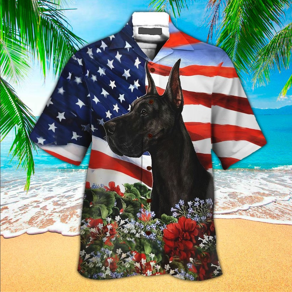 Great Dane Shirt Great Dane Hawaiian Shirt For Great Dane Lovers Shirt For Men and Women