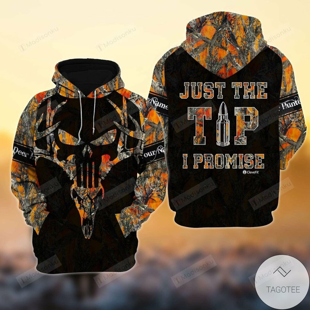 Great Just The Tip I Promise Deer Hunting Camo For Unisex 3d All Over Print Hoodie