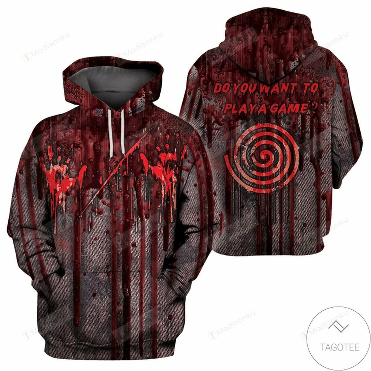 Great Quality Halloween Horror Do You Want To Play A Game 3d All Over Print Hoodie