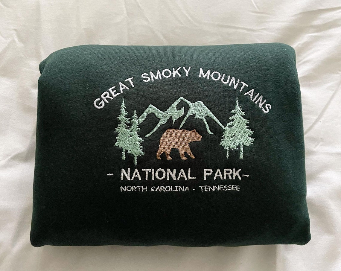 Great Smoky Mountain Embroidered Sweater