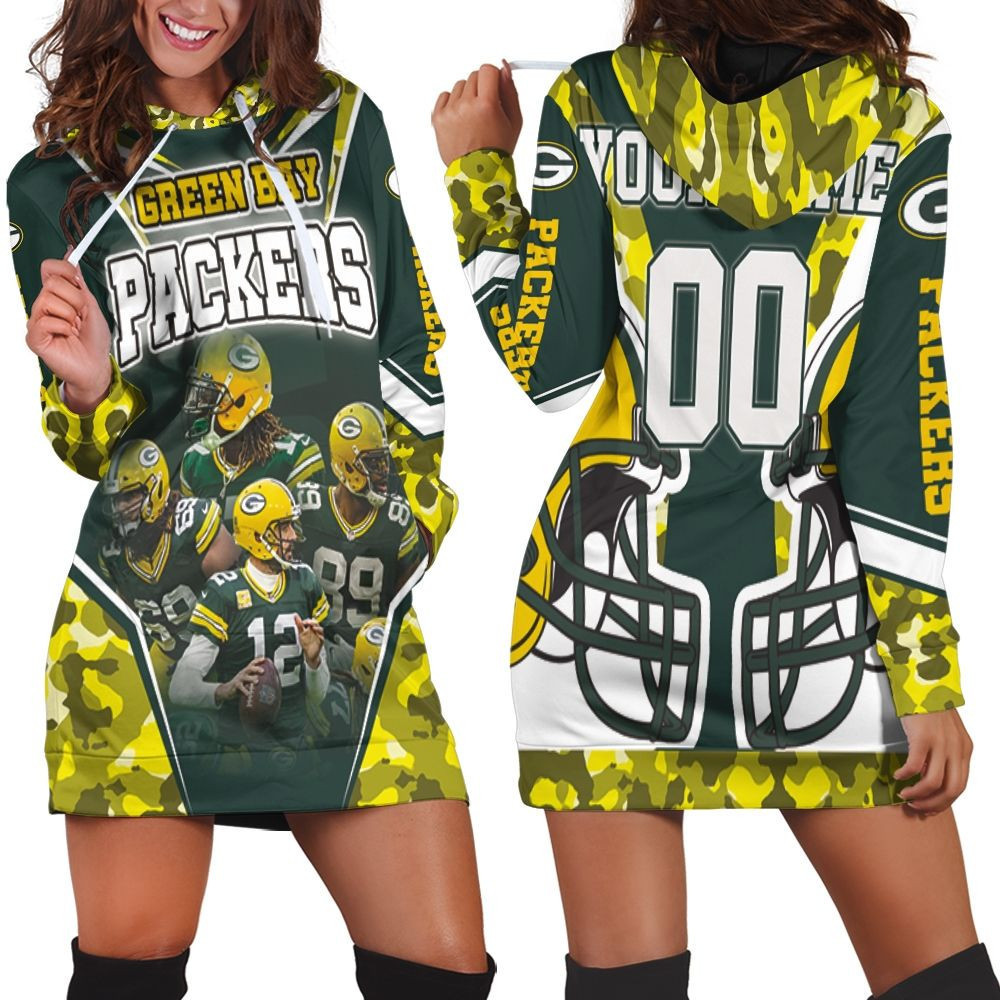 Green Bay Packer Nfc North Champions Division Super Bowl 2021 Personalized Hoodie Dress Sweater Dress Sweatshirt Dress