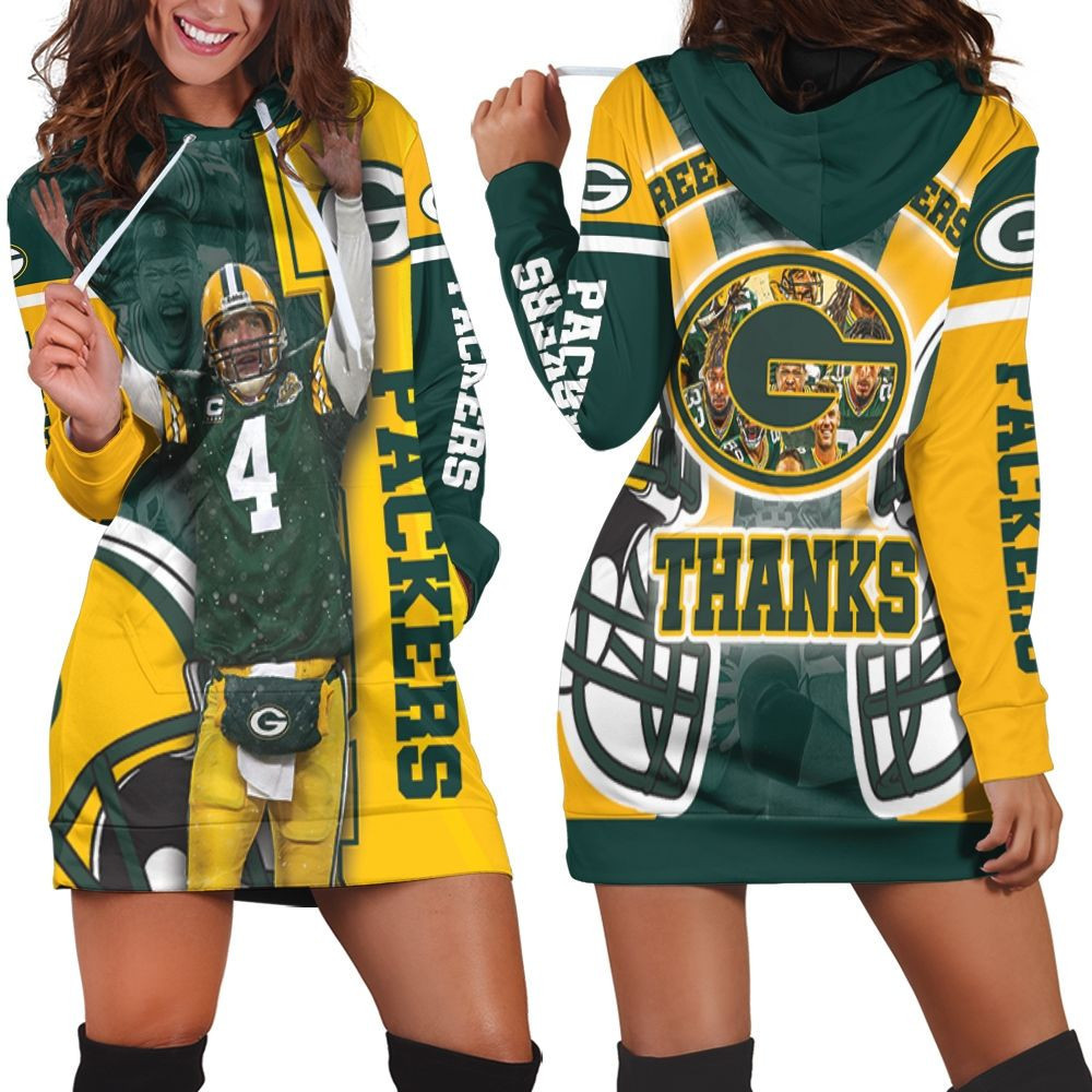 Green Bay Packers Brett Favre Thanks Nfl 2020 Season Nfc North Winner Personalized Hoodie Dress Sweater Dress Sweatshirt Dress