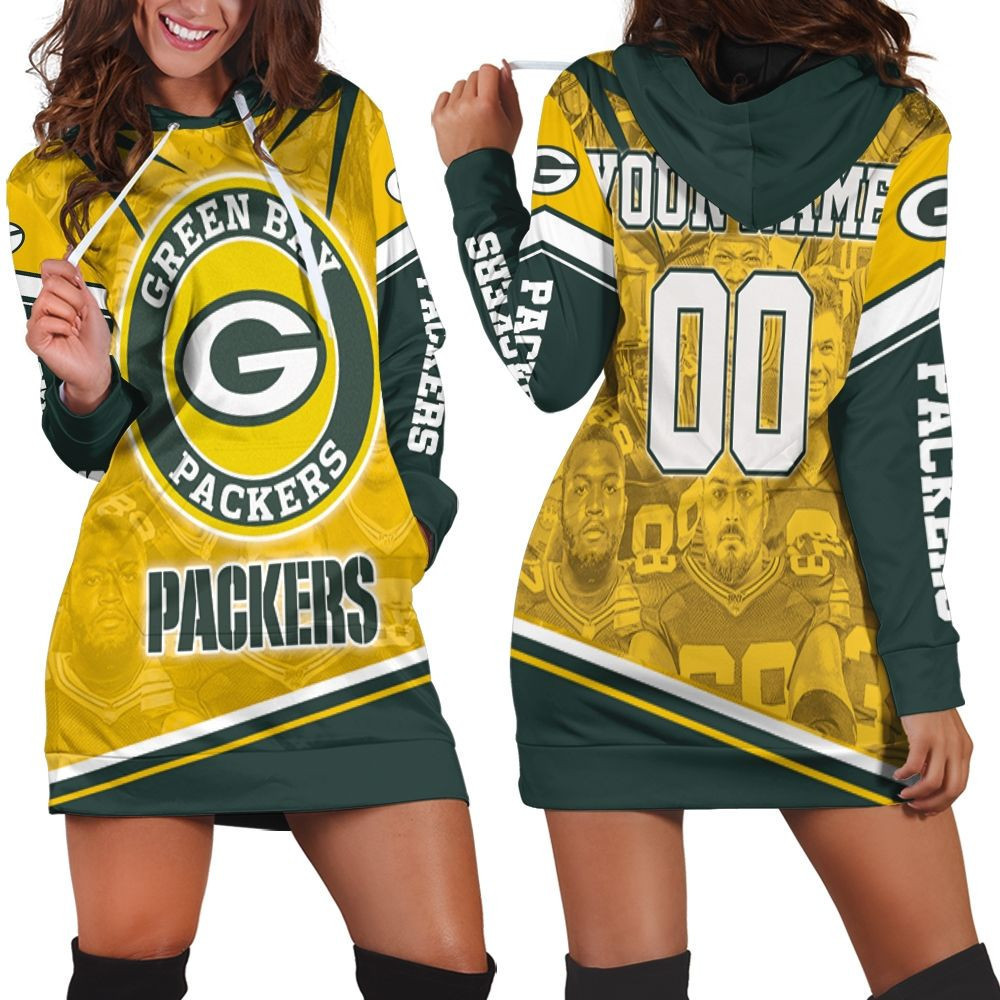 Green Bay Packers Champions Best Team Nfl 2020 Season Personalized Hoodie Dress Sweater Dress Sweatshirt Dress