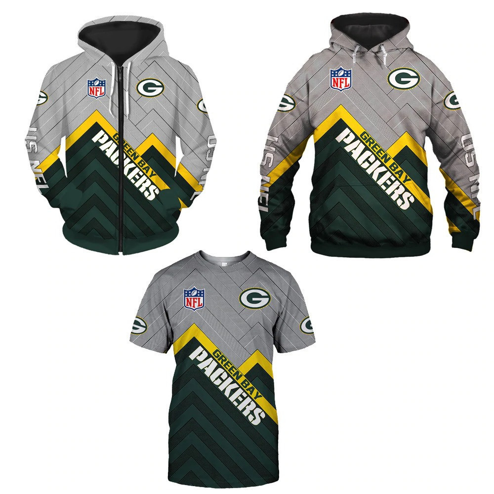 Green Bay Packers Clothing T-Shirt Hoodies For Men Women Size S-5XL