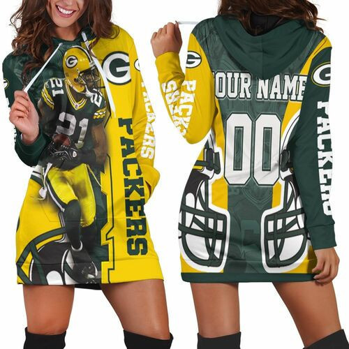 Green Bay Packers Darnell Savage Number 21 Great Player Nfl 2020 Season Personalized Hoodie Dress Sweater Dress Sweatshirt Dress