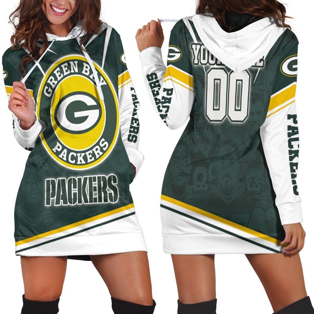 Green Bay Packers Legend Thanks Nfl Champion Personalized Hoodie Dress Sweater Dress Sweatshirt Dress