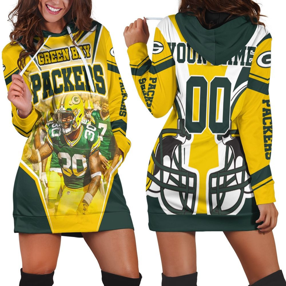 Green Bay Packers Logo Nfc North Champions Division Super Bowl 2021 Personalized Hoodie Dress Sweater Dress Sweatshirt Dress