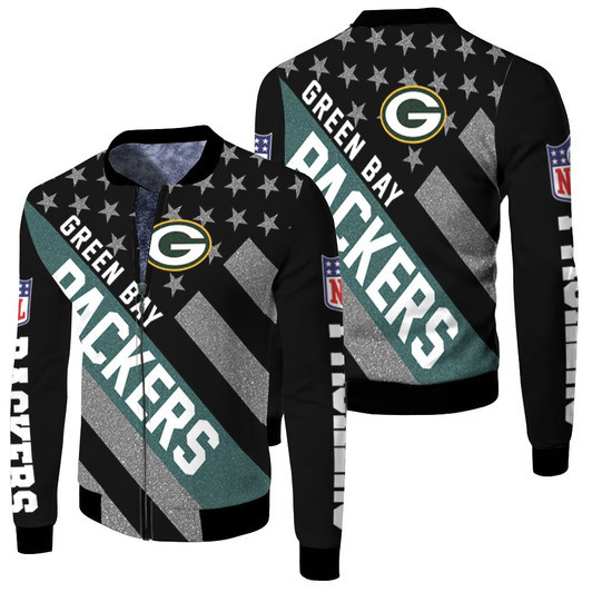 Green Bay Packers Nfl For Packers Fan Fleece Bomber Jacket