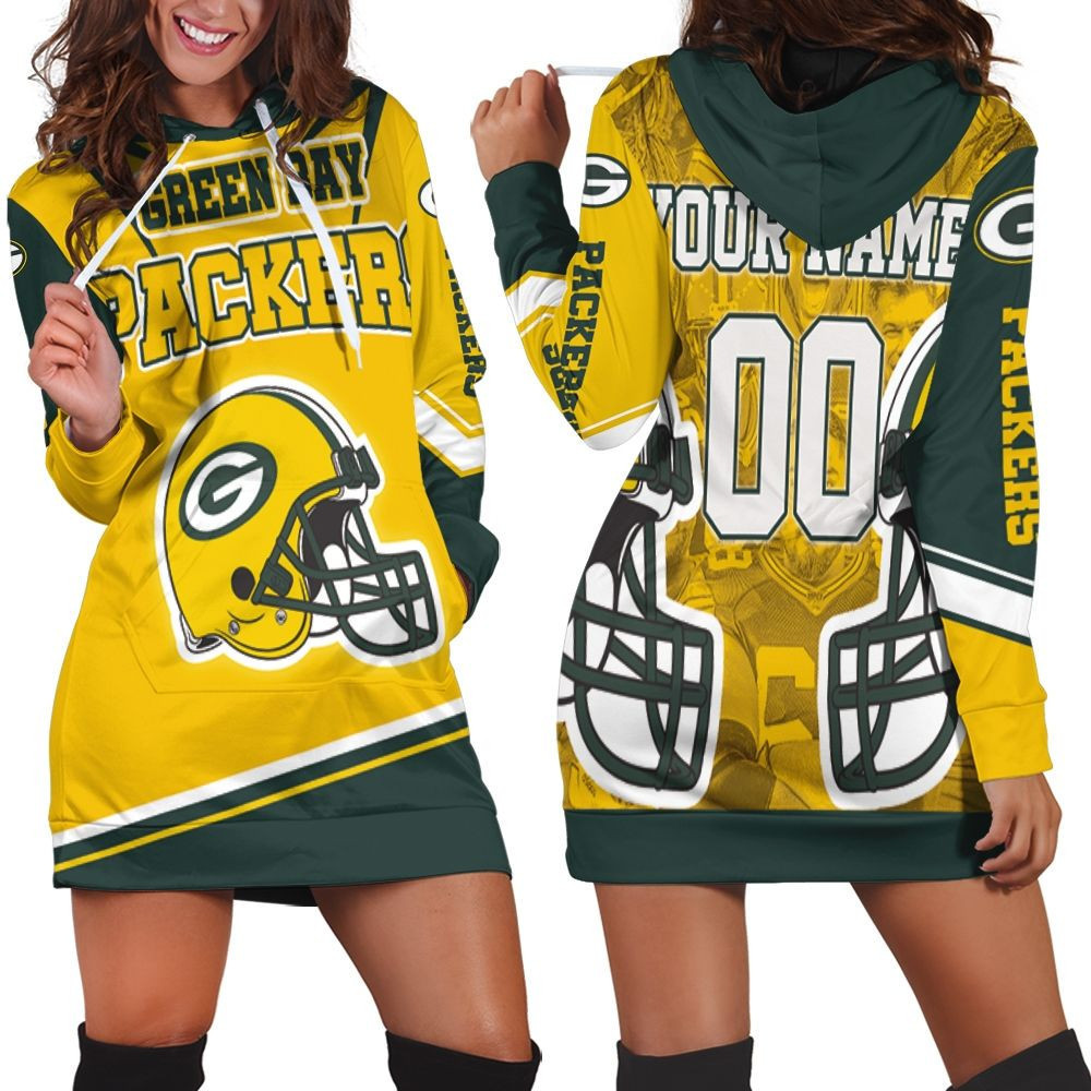 Green Bay Packers Nfl Nfc North Winner Legend Great Players Thanks Personalized Hoodie Dress Sweater Dress Sweatshirt Dress