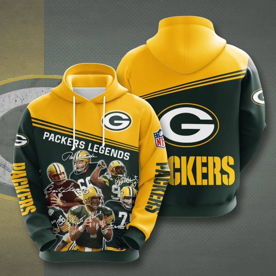 Green Bay Packers No715 Custom Hoodie 3D All Over Print
