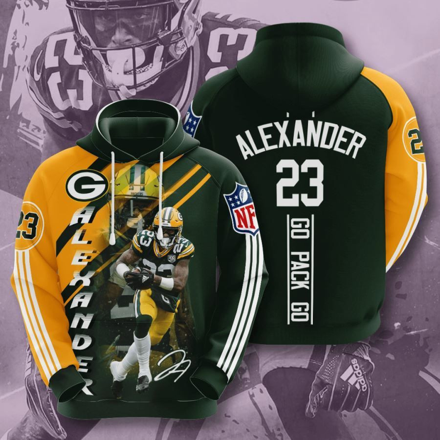 Green Bay Packers No721 Custom Hoodie 3D All Over Print
