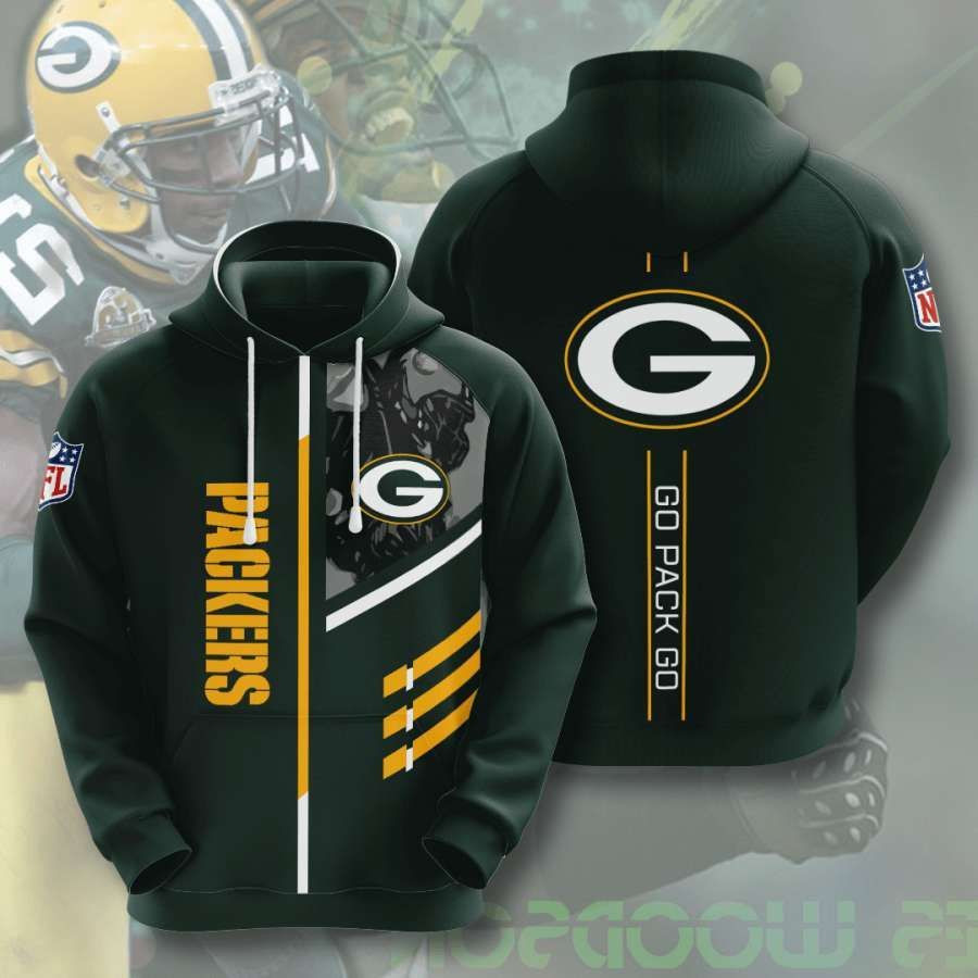 Green Bay Packers No724 Custom Hoodie 3D All Over Print