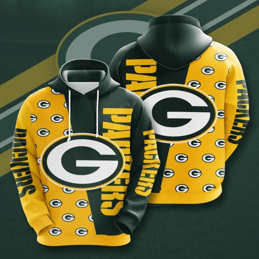 Green Bay Packers No727 Custom Hoodie 3D All Over Print