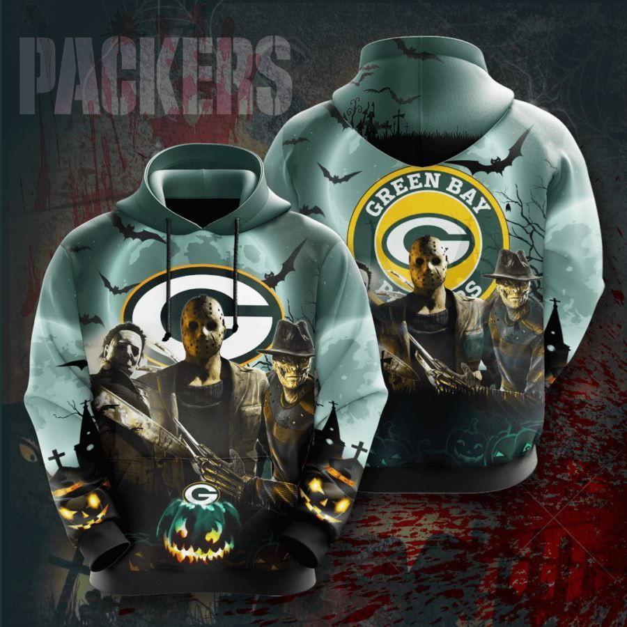 Green Bay Packers No728 Custom Hoodie 3D All Over Print