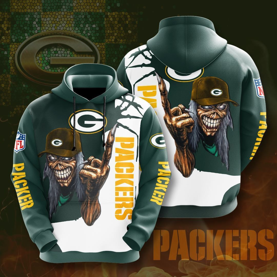 Green Bay Packers No729 Custom Hoodie 3D All Over Print